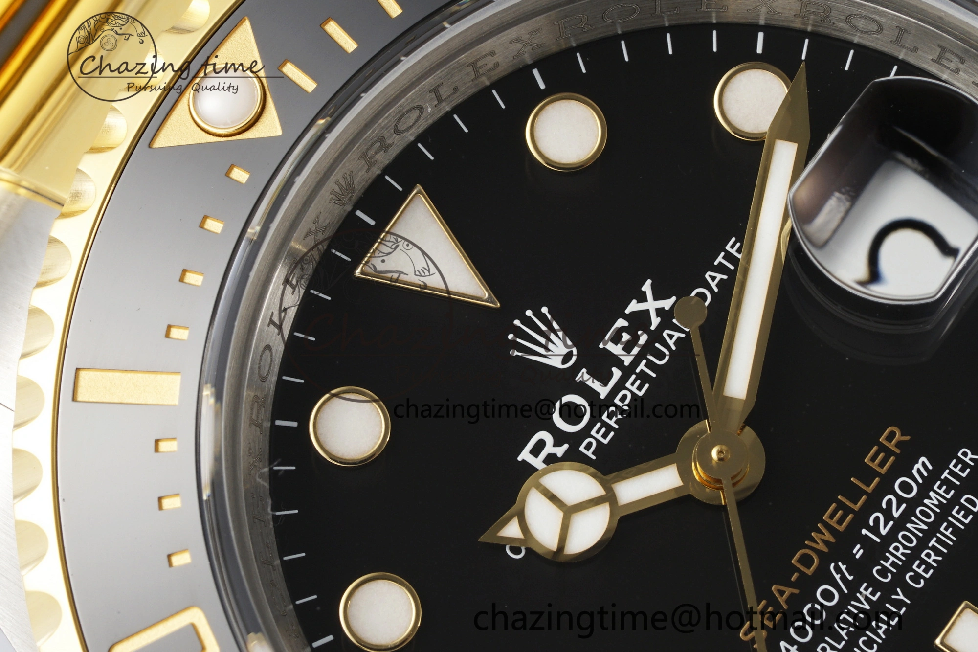 Sea-Dweller 126603 XF 1:1 Best Edition Black Dial on SS YG Bracelet VS3235