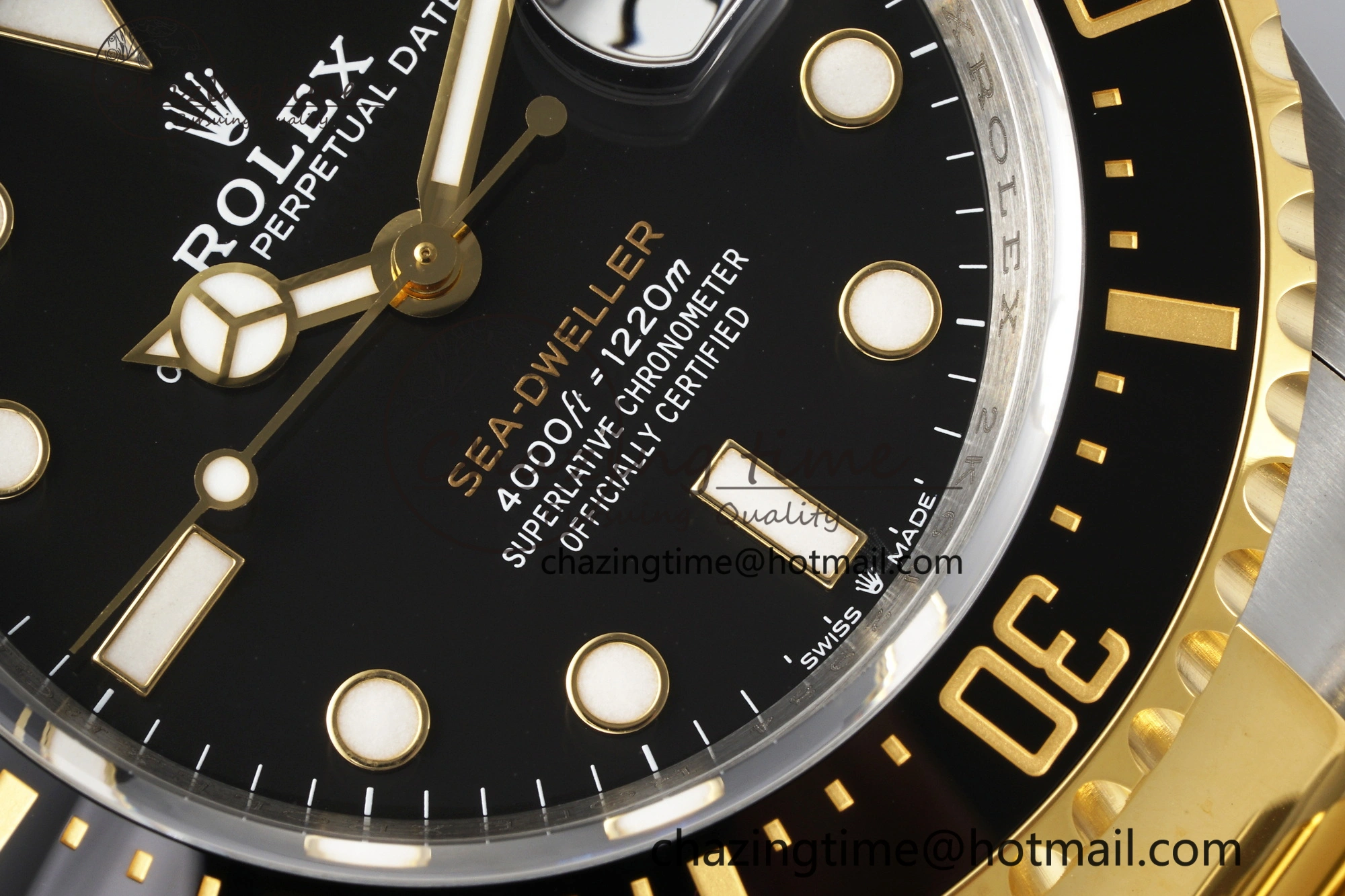 Sea-Dweller 126603 XF 1:1 Best Edition Black Dial on SS YG Bracelet VS3235
