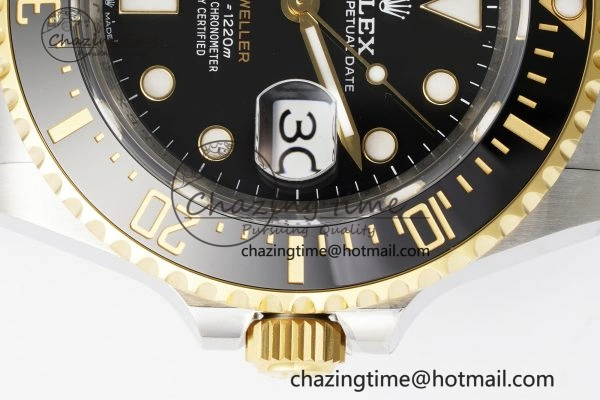 Sea-Dweller 126603 XF 1:1 Best Edition Black Dial on SS YG Bracelet VS3235