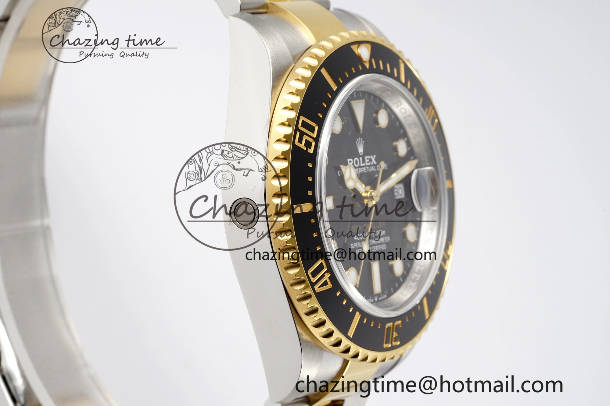 Sea-Dweller 126603 XF 1:1 Best Edition Black Dial on SS YG Bracelet VS3235