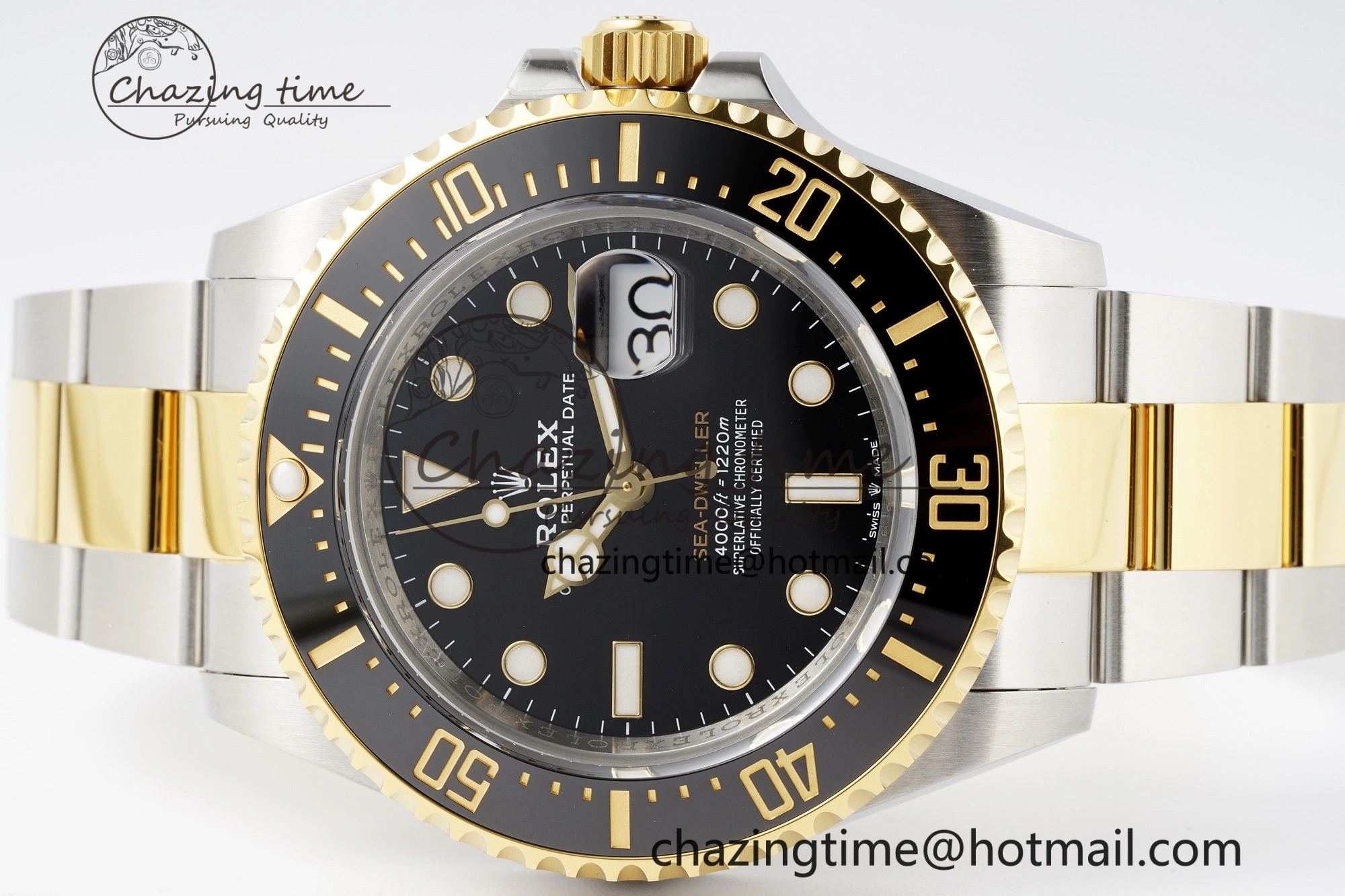 Sea-Dweller 126603 XF 1:1 Best Edition Black Dial on SS YG Bracelet VS3235