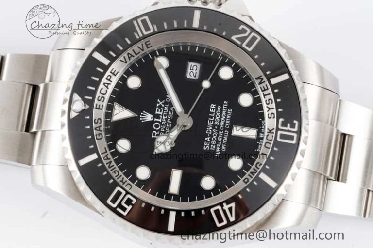 Sea-Dweller 126660 APF Best Edition Black Dial on SS Bracelet VR3235
