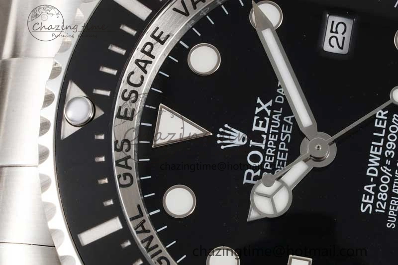 Sea-Dweller 126660 APF Best Edition Black Dial on SS Bracelet VR3235