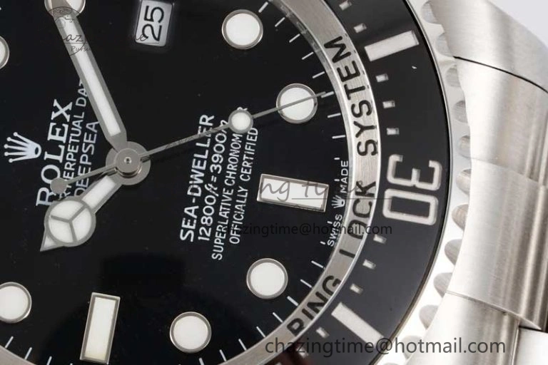 Sea-Dweller 126660 APF Best Edition Black Dial on SS Bracelet VR3235