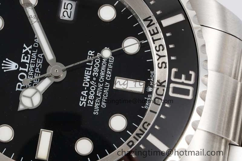 Sea-Dweller 126660 APF Best Edition Black Dial on SS Bracelet VR3235