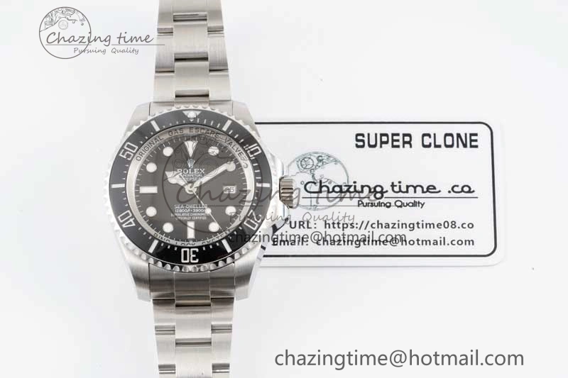 Sea-Dweller 126660 APF Best Edition Black Dial on SS Bracelet VR3235