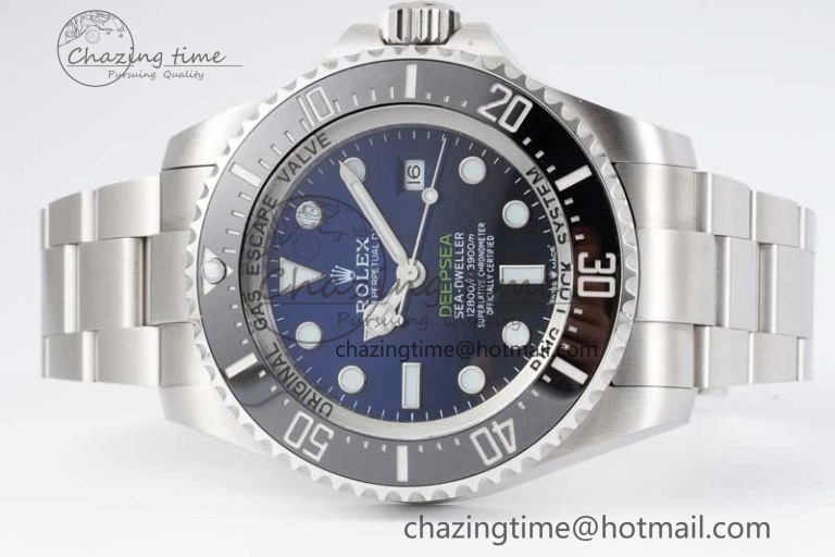 Sea-Dweller 126660 APF Best Edition Black Blue Dial on SS Bracelet VR3235