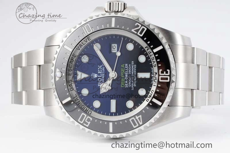 Sea-Dweller 126660 APF Best Edition Black Blue Dial on SS Bracelet VR3235