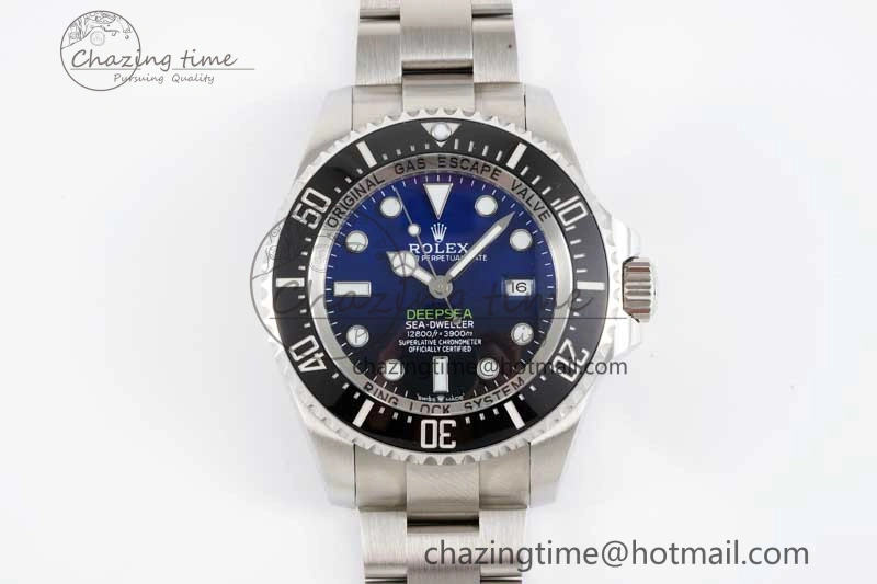 Sea-Dweller 126660 APF Best Edition Black Blue Dial on SS Bracelet VR3235
