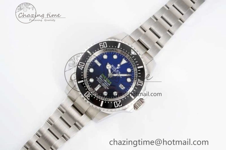 Sea-Dweller 126660 APF Best Edition Black Blue Dial on SS Bracelet VR3235
