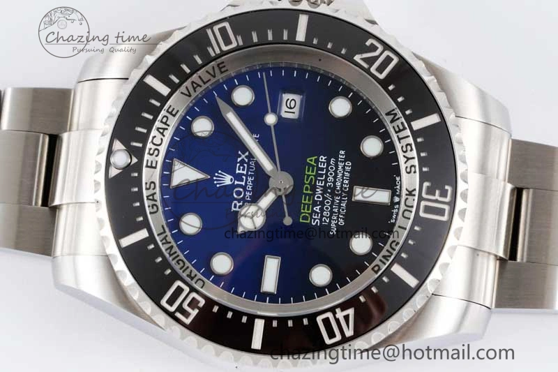 Sea-Dweller 126660 APF Best Edition Black Blue Dial on SS Bracelet VR3235