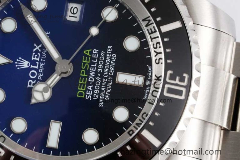 Sea-Dweller 126660 APF Best Edition Black Blue Dial on SS Bracelet VR3235