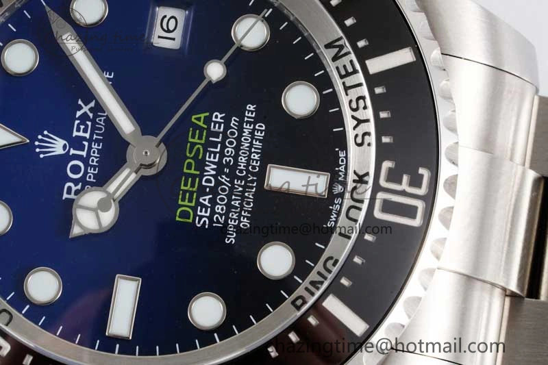 Sea-Dweller 126660 APF Best Edition Black Blue Dial on SS Bracelet VR3235