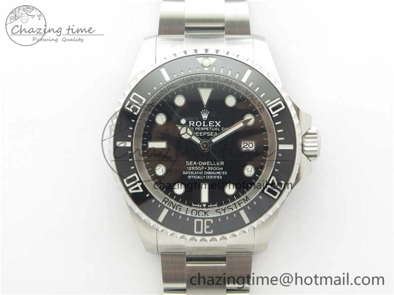 Sea-Dweller 126660 Black Ceramic ARF 1:1 Best Edition 904L SS Case and Bracelet A2824 V4