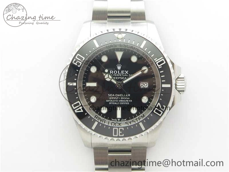 Sea-Dweller 126660 Black Ceramic ARF 1:1 Best Edition 904L SS Case and Bracelet A2824 V4