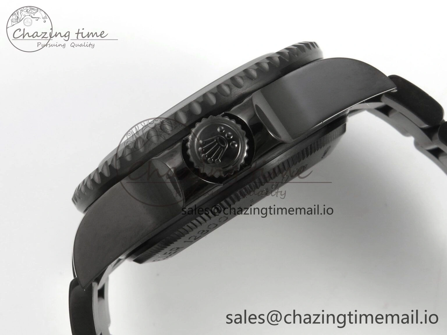 Sea-Dweller 126660 Blacken GMF 1:1 Best Edition Black Ombre Dial On DLC Bracelet SH3135