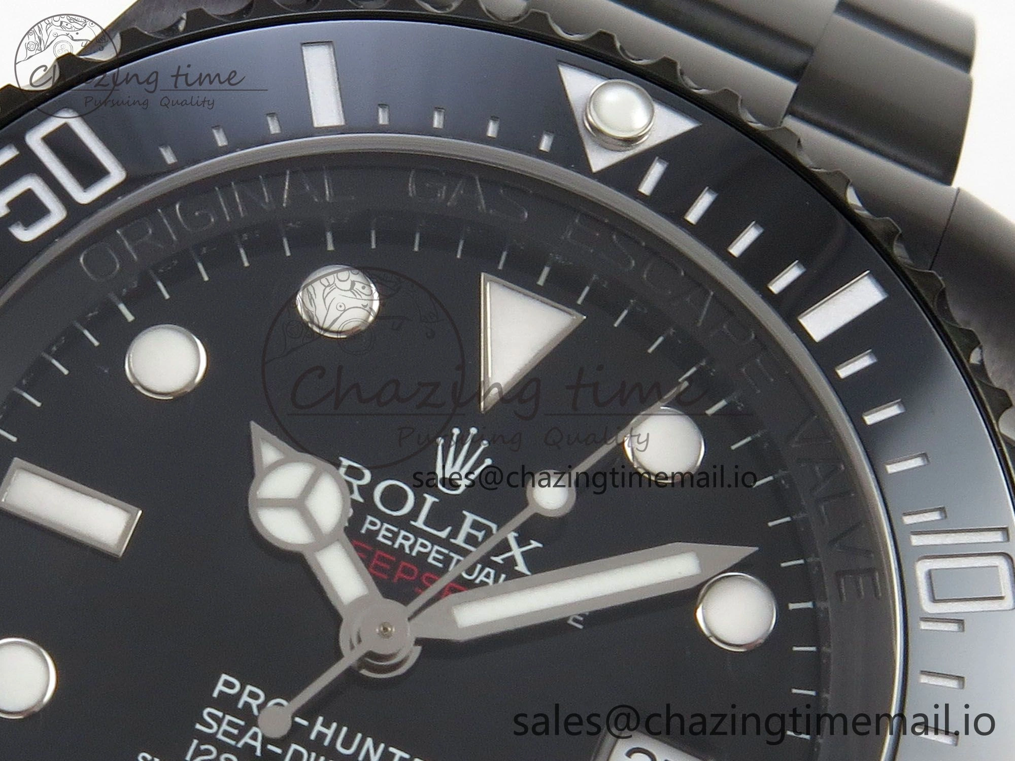 Sea-Dweller 126660 Blacken GMF 1:1 Best Edition Black Ombre Dial On DLC Bracelet SH3135