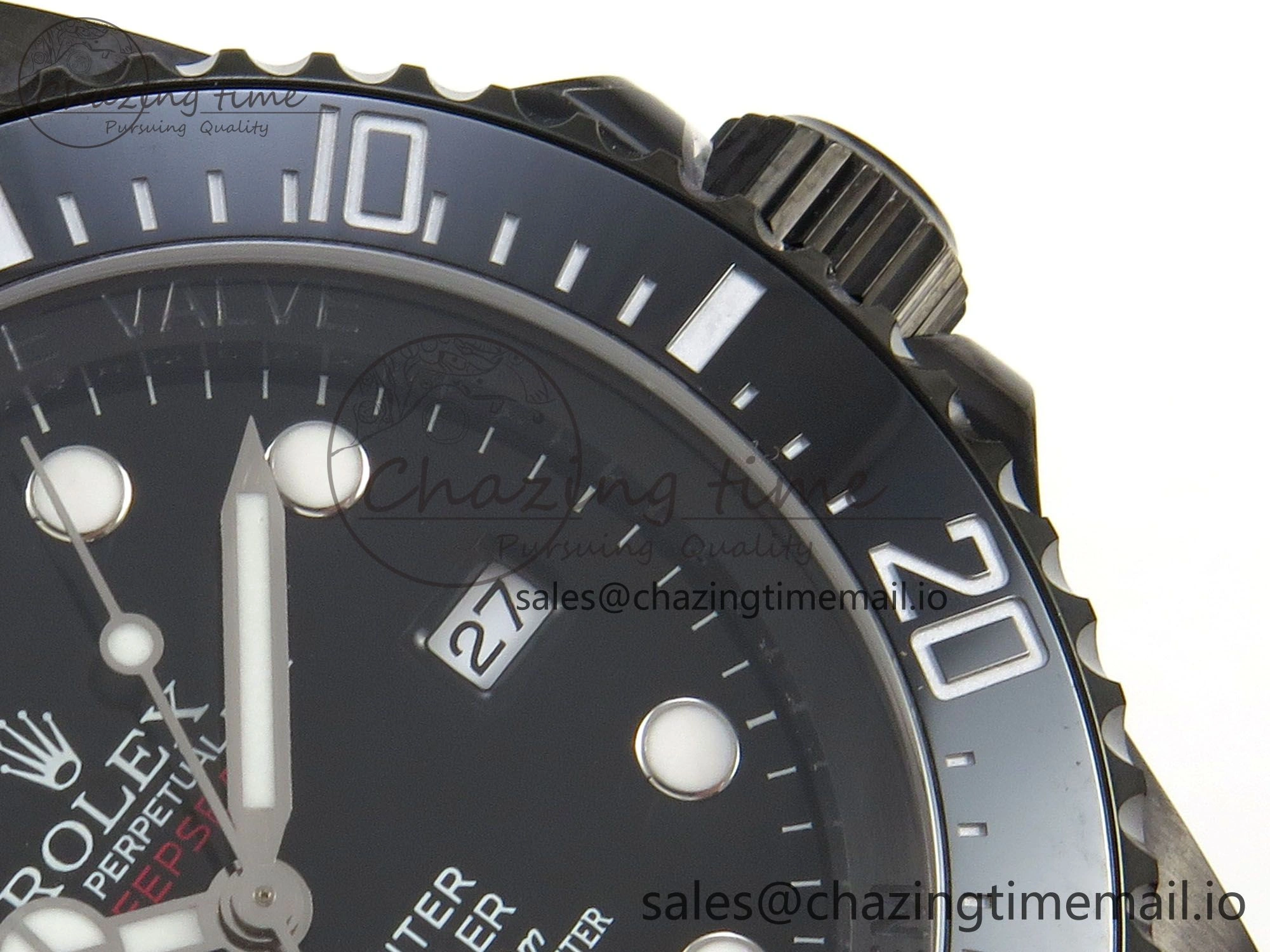 Sea-Dweller 126660 Blacken GMF 1:1 Best Edition Black Ombre Dial On DLC Bracelet SH3135