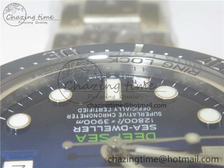 Sea-Dweller 126660 ‘D-Blue’ Noob 1:1 Best Edition 904L SS Case and Bracelet A3235 Clone