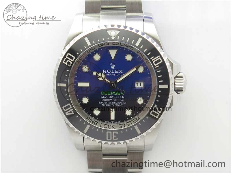 Sea-Dweller 126660 ‘D-Blue’ Noob 1:1 Best Edition 904L SS Case and Bracelet A3235 Clone