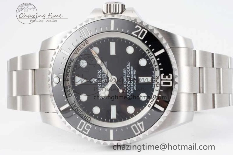 Sea-Dweller 126660 No Date APF Best Edition Black Dial on SS Bracelet VR3235