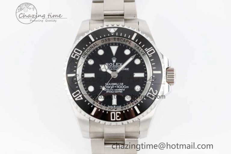 Sea-Dweller 126660 No Date APF Best Edition Black Dial on SS Bracelet VR3235