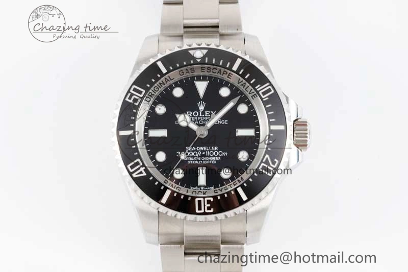 Sea-Dweller 126660 No Date APF Best Edition Black Dial on SS Bracelet VR3235