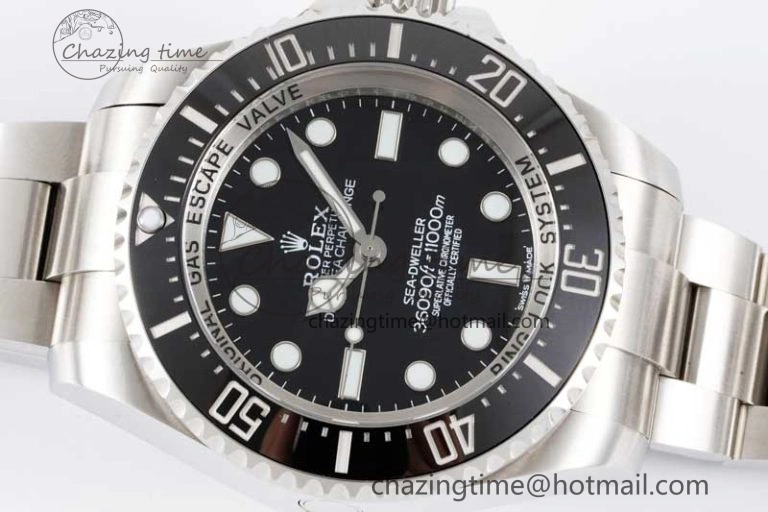 Sea-Dweller 126660 No Date APF Best Edition Black Dial on SS Bracelet VR3235