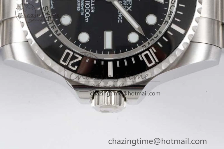 Sea-Dweller 126660 No Date APF Best Edition Black Dial on SS Bracelet VR3235
