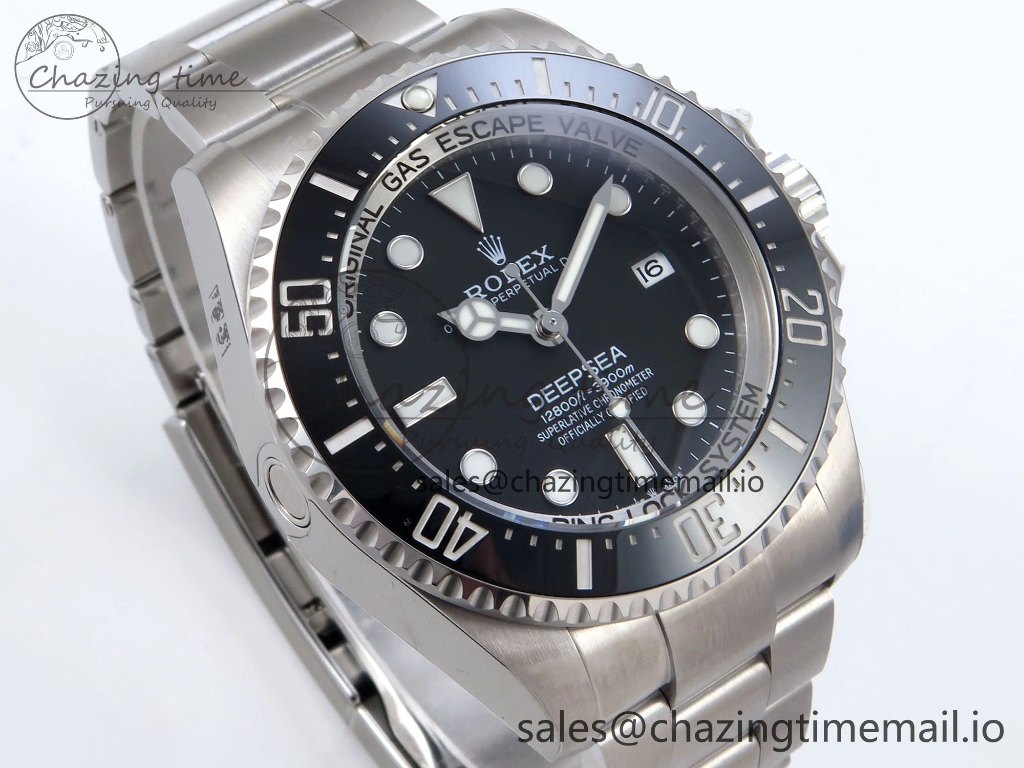 Sea-Dweller 136660 904L SS EWEF Best Edition Black Dial on SS Bracelet A3235