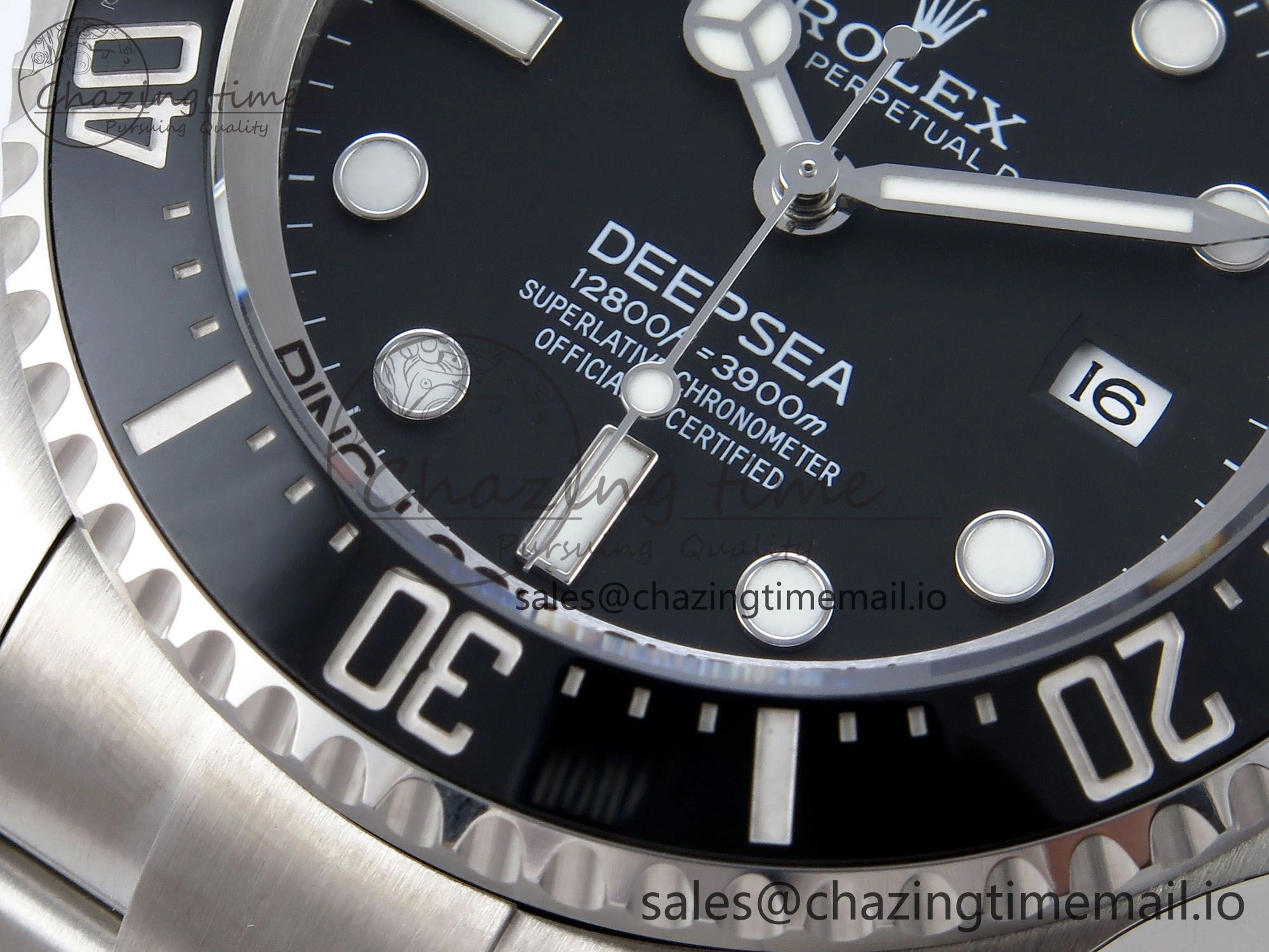 Sea-Dweller 136660 904L SS EWEF Best Edition Black Dial on SS Bracelet A3235