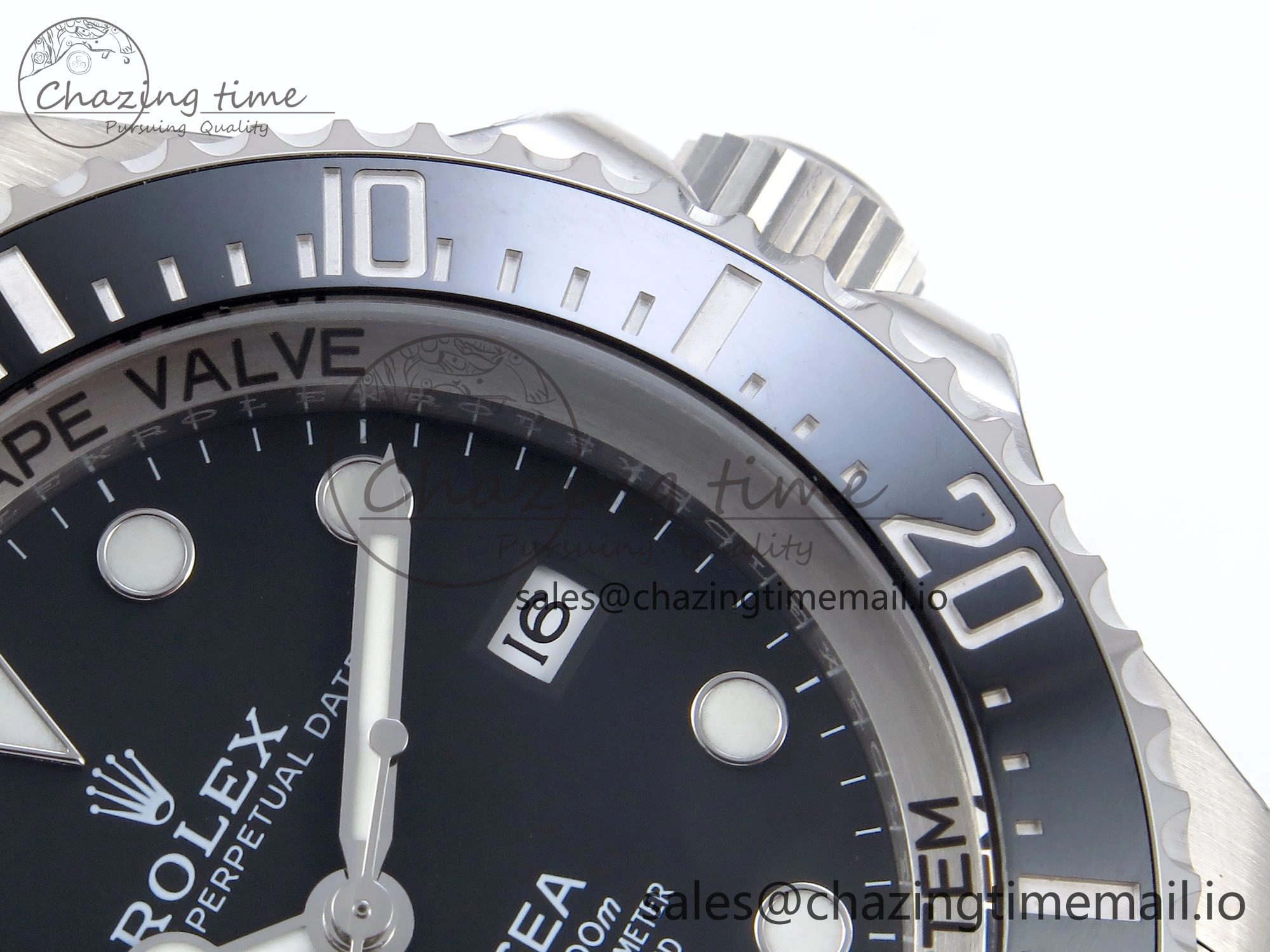 Sea-Dweller 136660 904L SS EWEF Best Edition Black Dial on SS Bracelet A3235