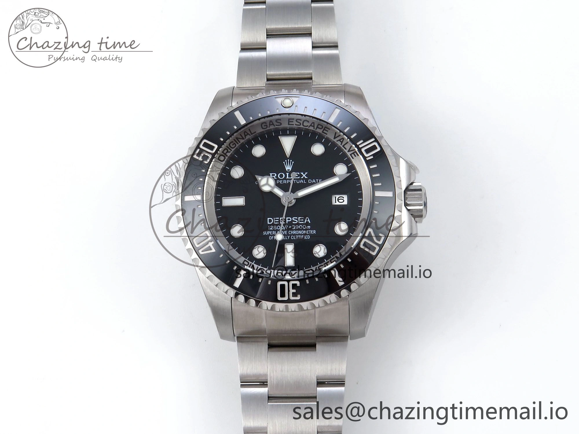 Sea-Dweller 136660 904L SS EWEF Best Edition Black Dial on SS Bracelet A3235