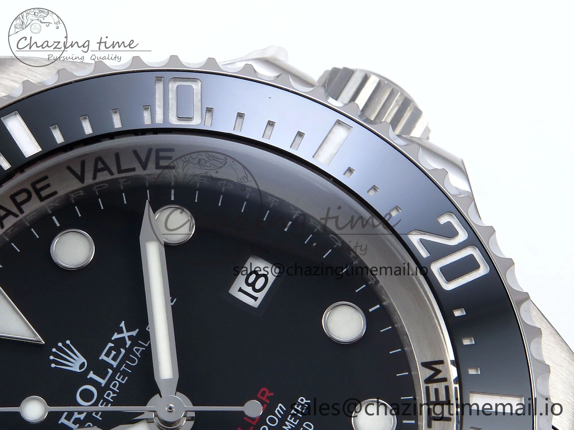 Sea-Dweller 136660 904L SS EWEF Best Edition Black Dial on SS Bracelet A3235