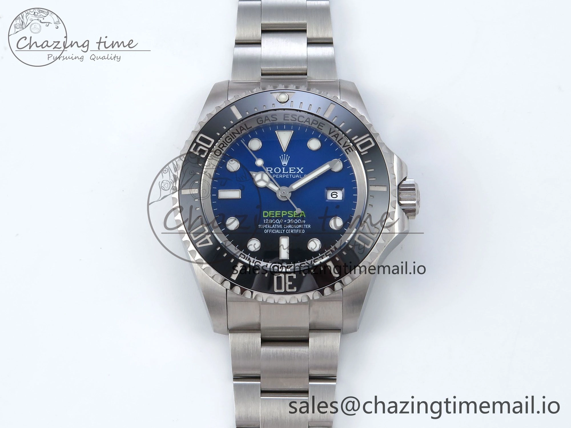 Sea-Dweller 136660 904L SS EWEF Best Edition Blue Dial on SS Bracelet A3235