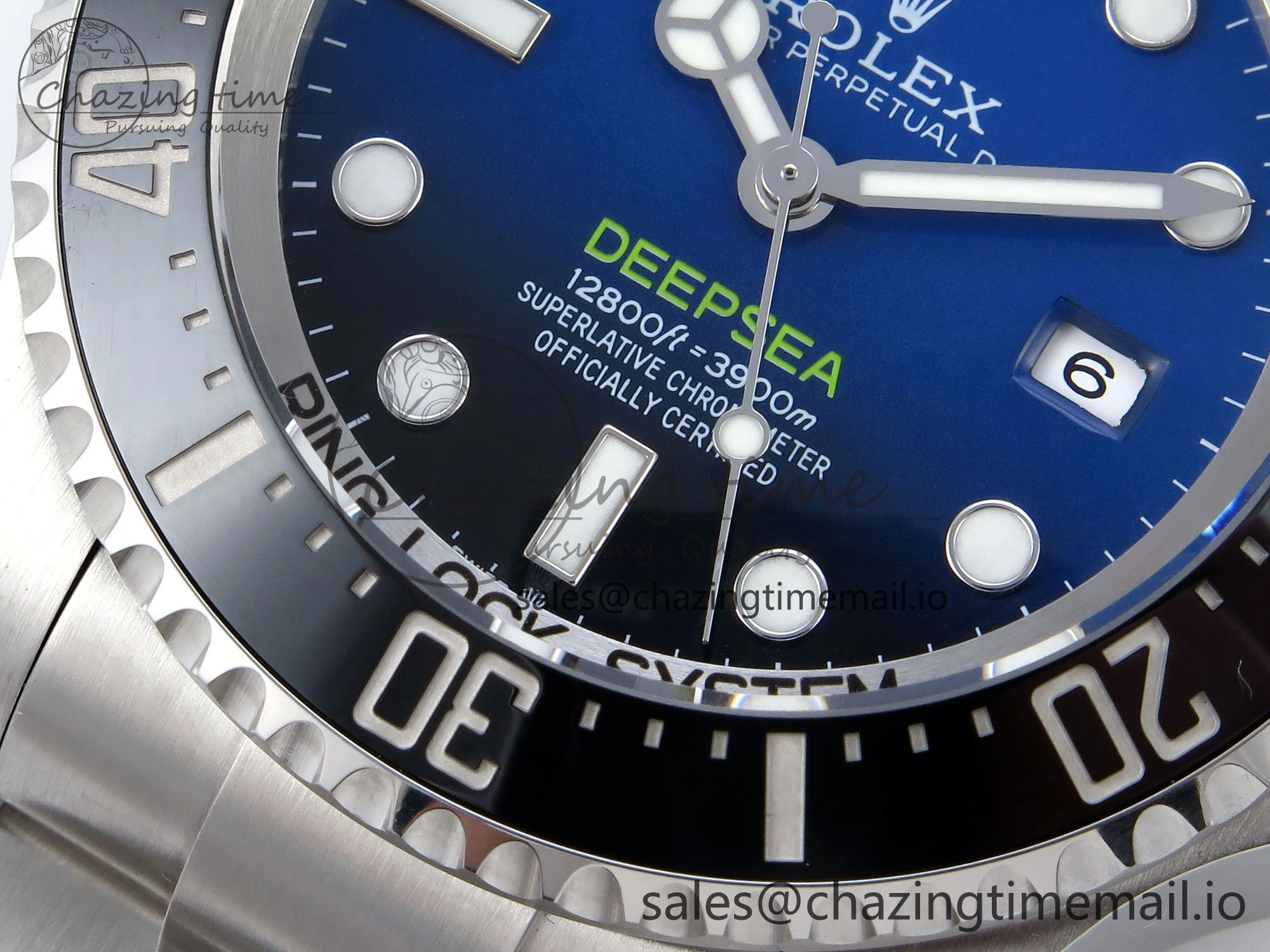 Sea-Dweller 136660 904L SS EWEF Best Edition Blue Dial on SS Bracelet A3235