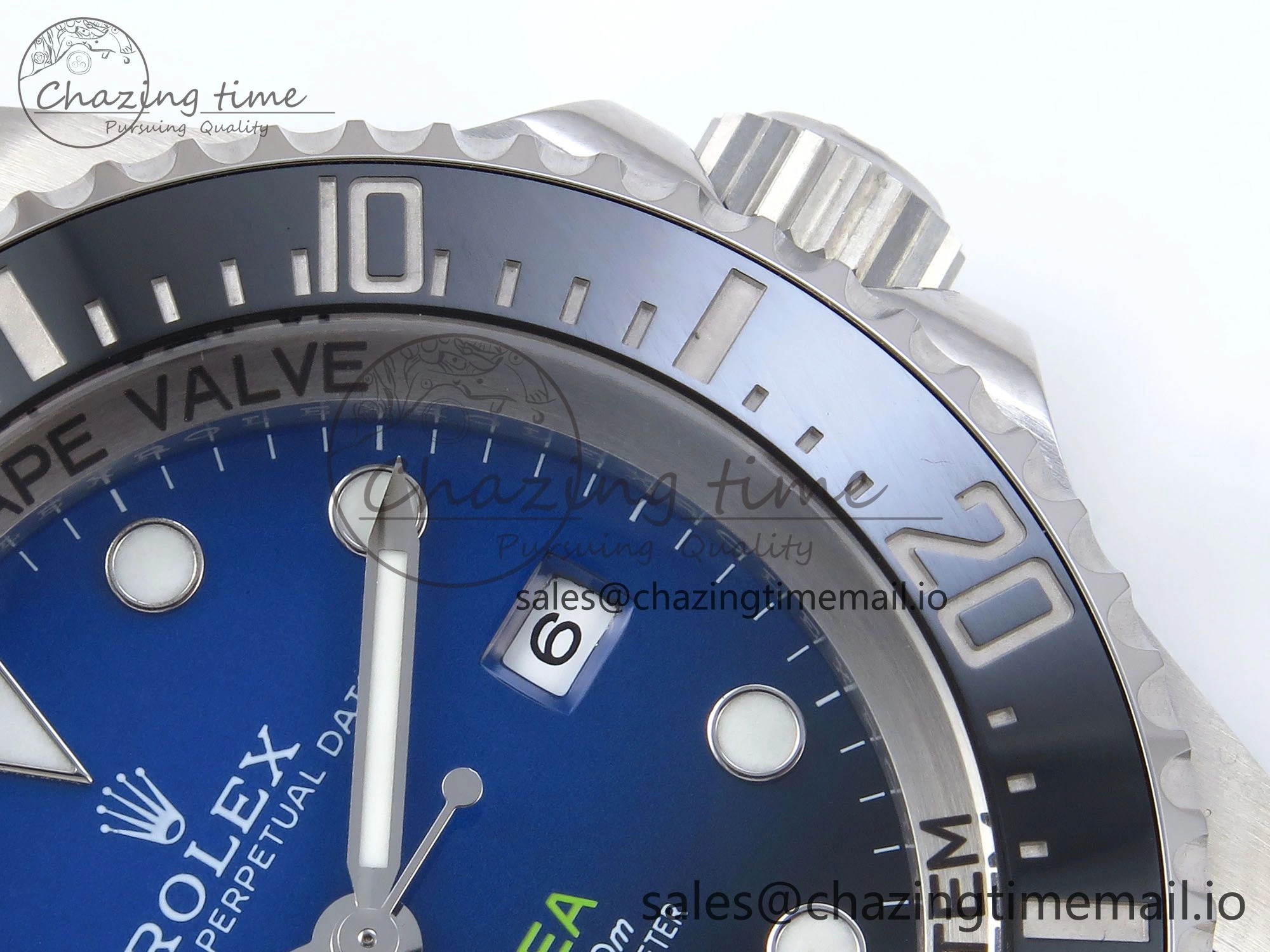 Sea-Dweller 136660 904L SS EWEF Best Edition Blue Dial on SS Bracelet A3235