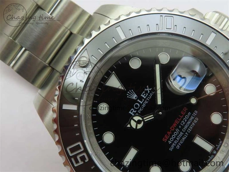 Sea-Dweller 2017 Baselworld 126600 3EF 1:1 Best Edition Black Dial on SS Bracelet A3235 Clone