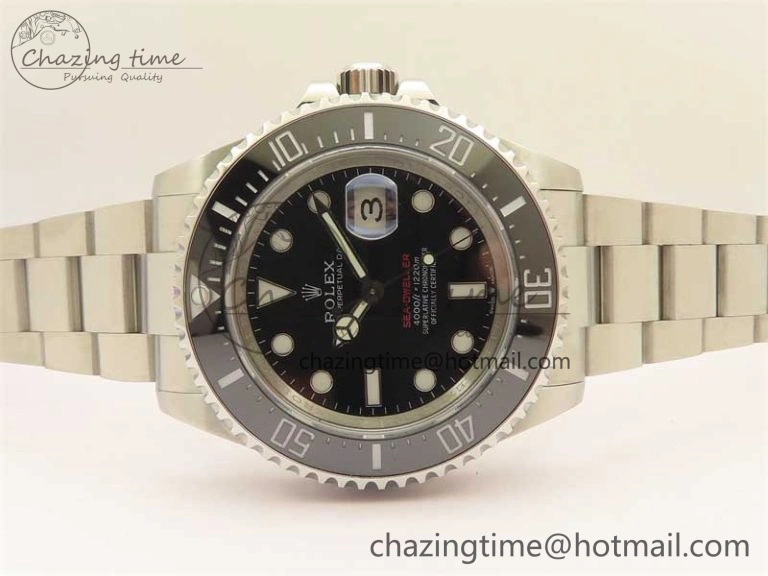Sea-Dweller 2017 Baselworld 126600 3EF 1:1 Best Edition Black Dial on SS Bracelet A3235 Clone