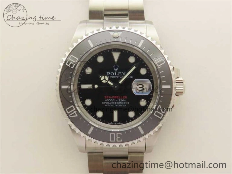 Sea-Dweller 2017 Baselworld 126600 3EF 1:1 Best Edition Black Dial on SS Bracelet A3235 Clone