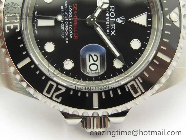 Sea-Dweller 2017 Baselworld 126600 ARF 1:1 Best Edition 904L SS Case and Bracelet A2824 V3