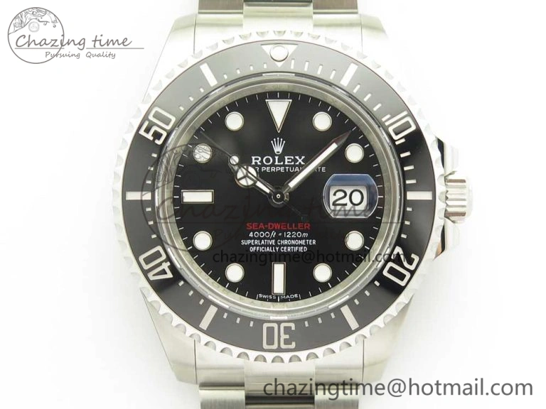 Sea-Dweller 2017 Baselworld 126600 ARF 1:1 Best Edition 904L SS Case and Bracelet A2824 V3