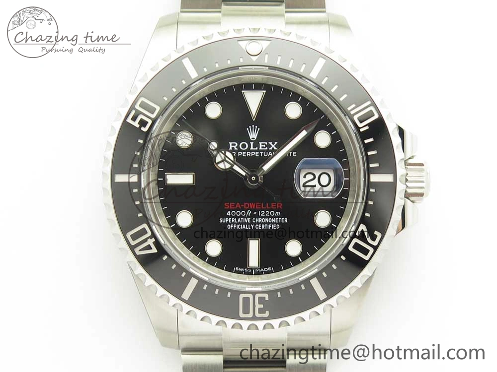 Sea-Dweller 2017 Baselworld 126600 ARF 1:1 Best Edition 904L SS Case and Bracelet A2824 V3