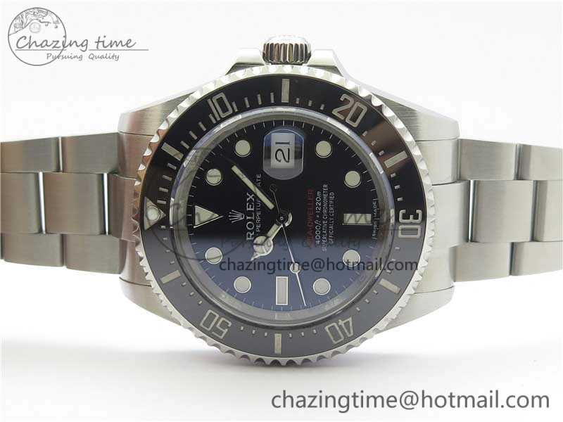 Sea-Dweller 2017 Baselworld 126600 Noob 1:1 Best Edition 904L Steel Black Dial on SS Bracelet A2836 V10