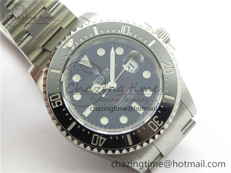 Sea-Dweller 2017 Baselworld 126600 Noob 1:1 Best Edition 904L Steel Black Dial on SS Bracelet A2836 V10
