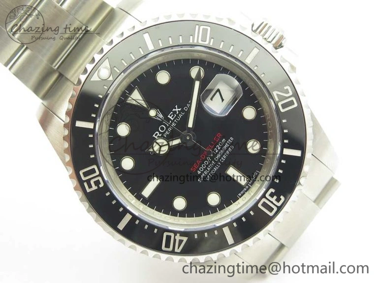 Sea-Dweller 2017 Baselworld 126600 Noob 1:1 Best Edition 904L Steel Black Dial on SS Bracelet A2836 V9