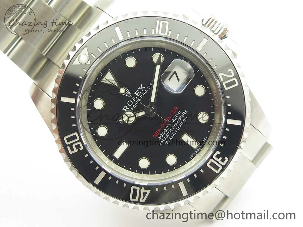 Sea-Dweller 2017 Baselworld 126600 Noob 1:1 Best Edition 904L Steel Black Dial on SS Bracelet A2836 V9