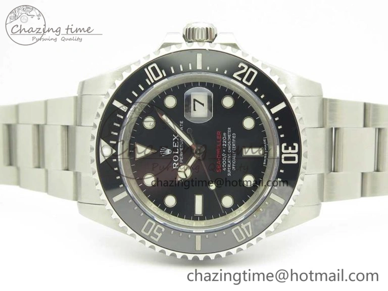 Sea-Dweller 2017 Baselworld 126600 Noob 1:1 Best Edition 904L Steel Black Dial on SS Bracelet A2836 V9