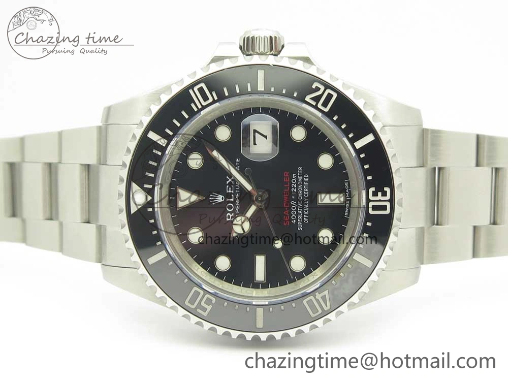 Sea-Dweller 2017 Baselworld 126600 Noob 1:1 Best Edition 904L Steel Black Dial on SS Bracelet A2836 V9