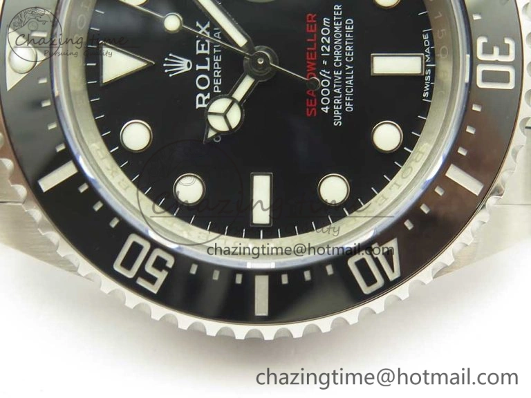 Sea-Dweller 2017 Baselworld 126600 Noob 1:1 Best Edition 904L Steel Black Dial on SS Bracelet A2836 V9